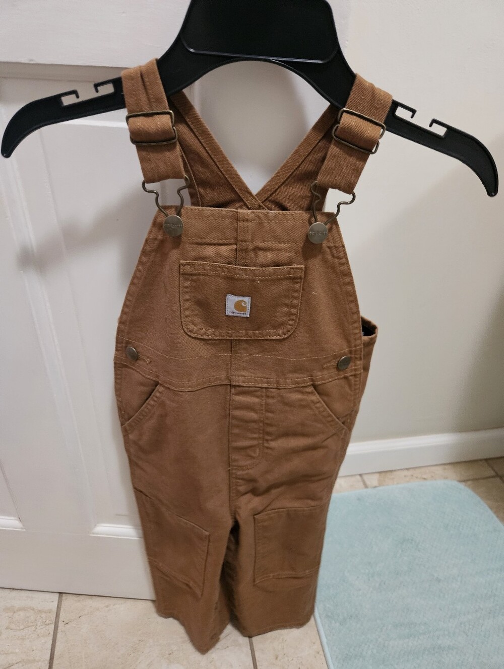 Carhartt Kids Brown Duck Bib Overalls